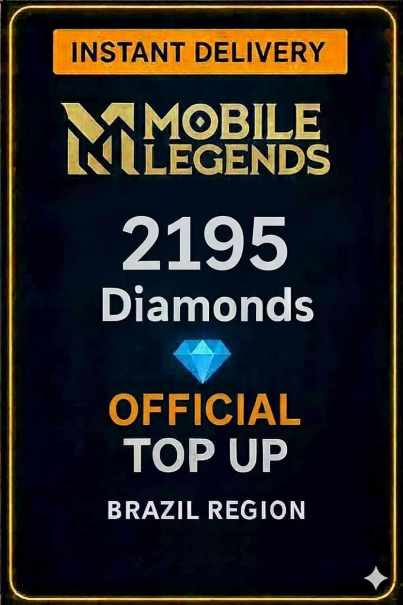 Mobile Legends - 2195 Diamonds Top-Up (Brazil)