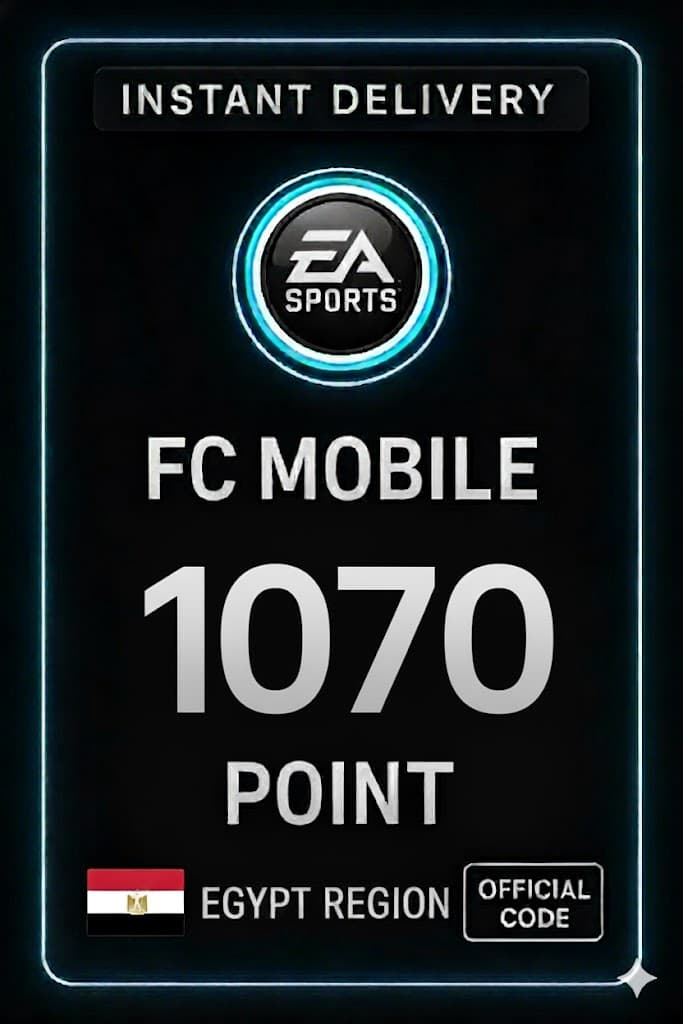 FC Mobile 1070 միավոր Նվեր Քարտ - Եգիպտոս