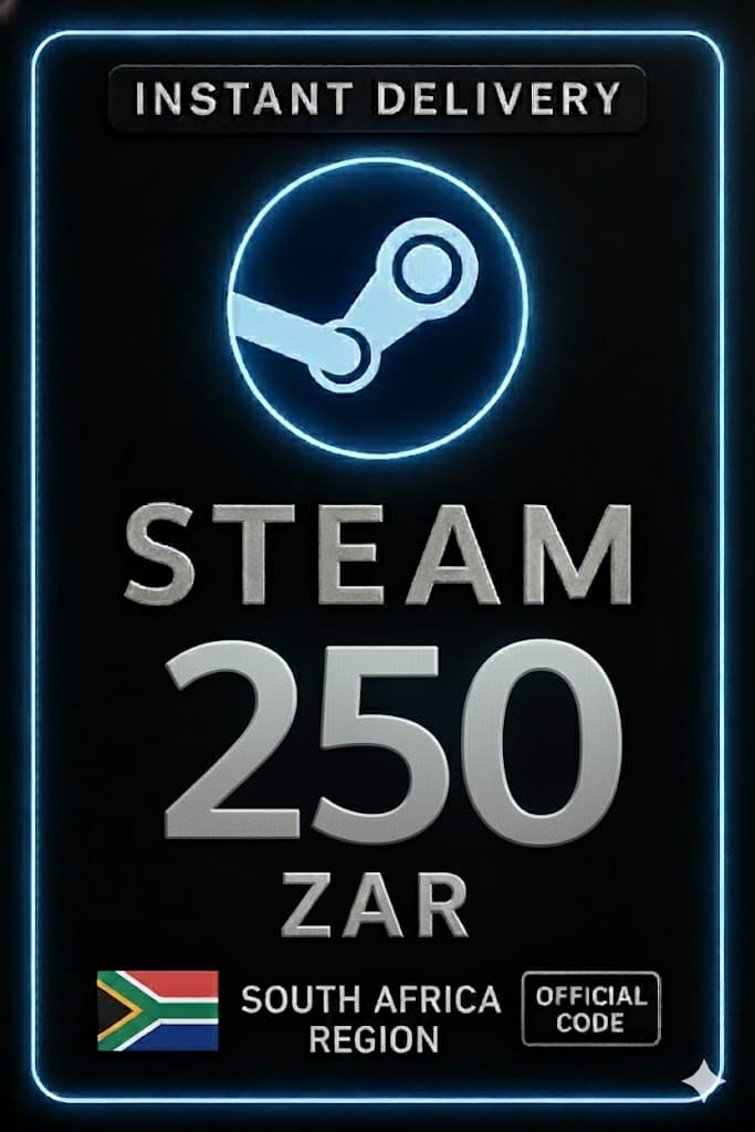 Steam Wallet 250 ZAR - (Afrika Selatan)