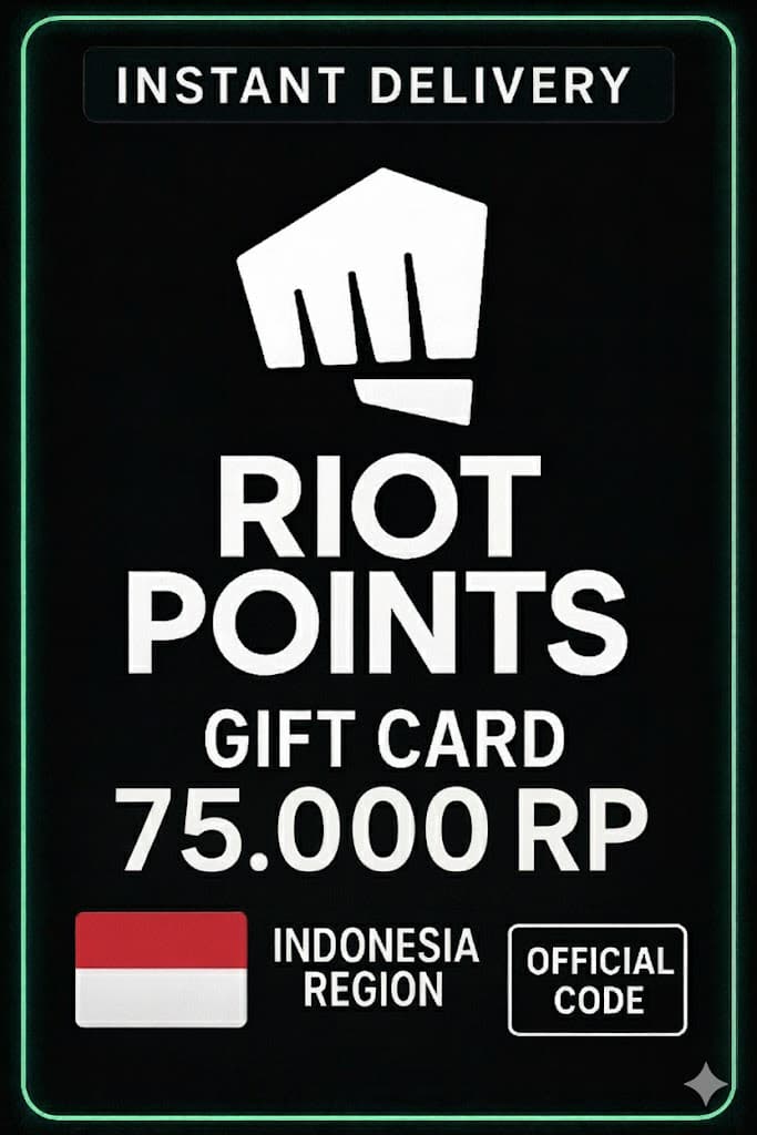 Riot Access Indonesia - 75.000 RP Hədiyyə Kartı