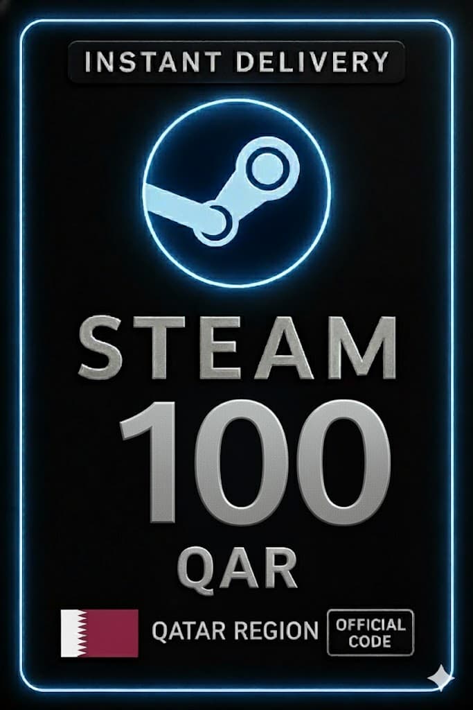 Code de portefeuille Steam 100 riyals qataris