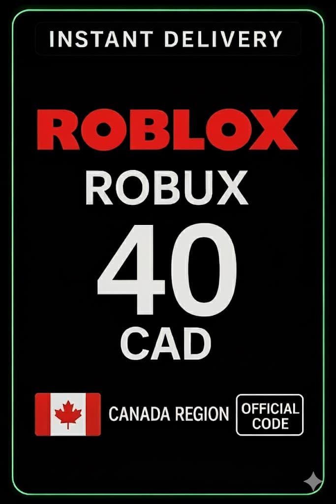 Roblox 40 CAD Game Card (CA)