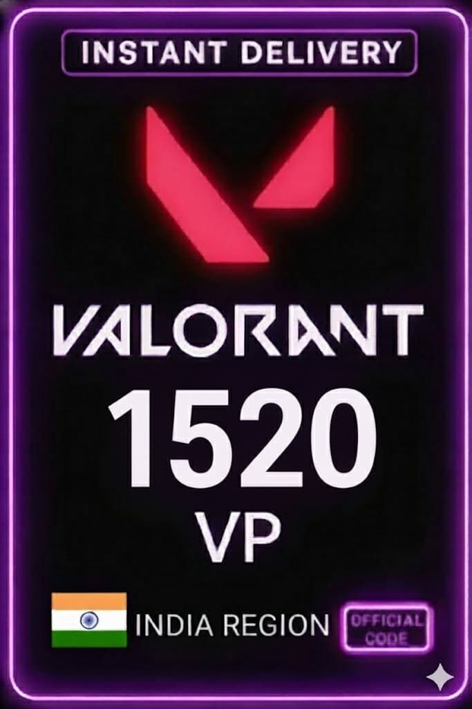 Valorant Points - 1520 VP (India) [Promo]