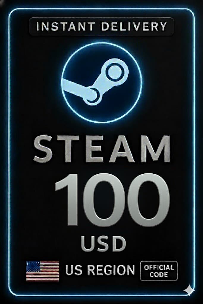 Steam-Guthabenkarte 100 USD
