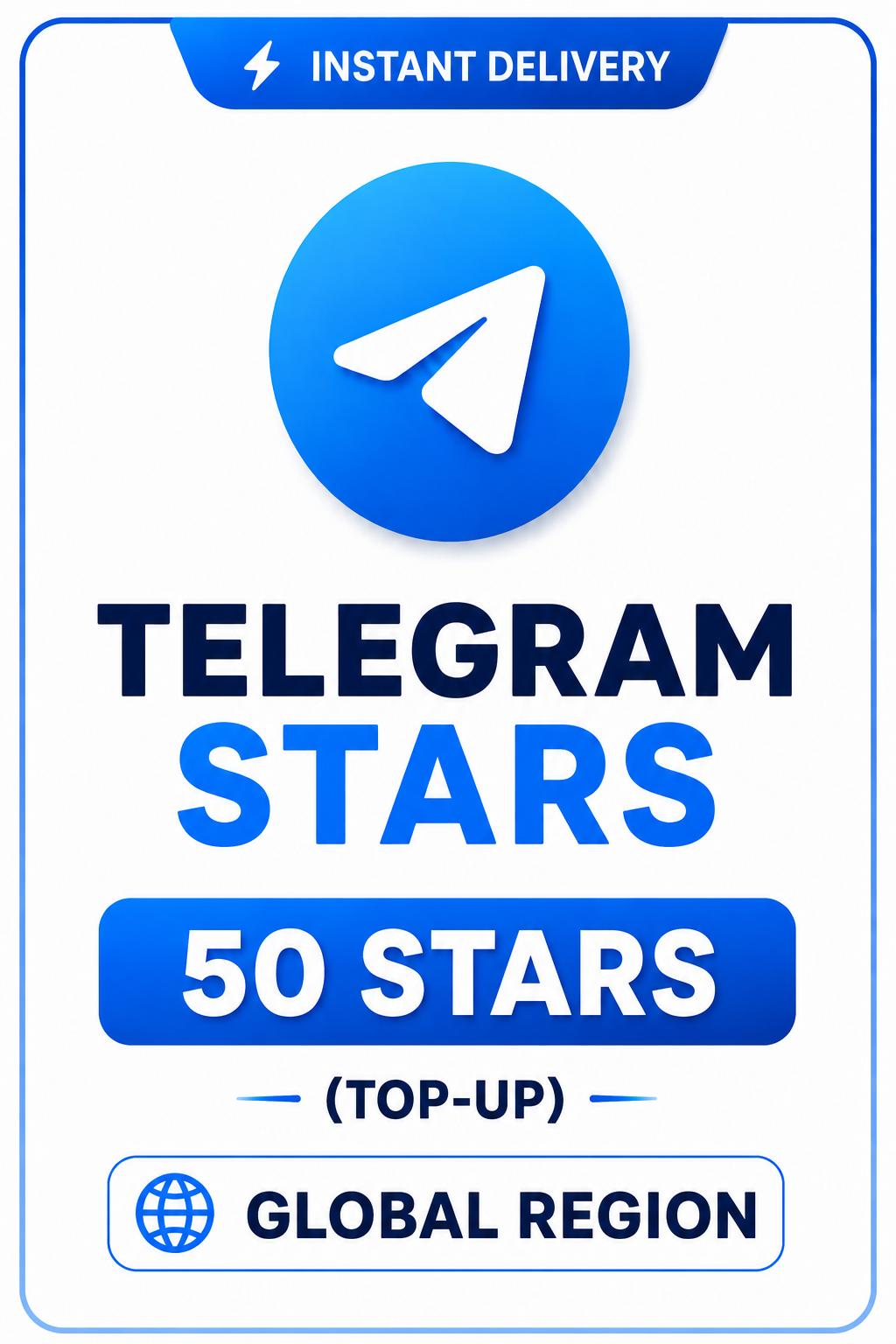 Telegram - 50 Stars (Top-Up)