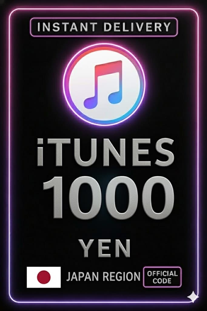 iTunes Gift Card 1000 Yen JP