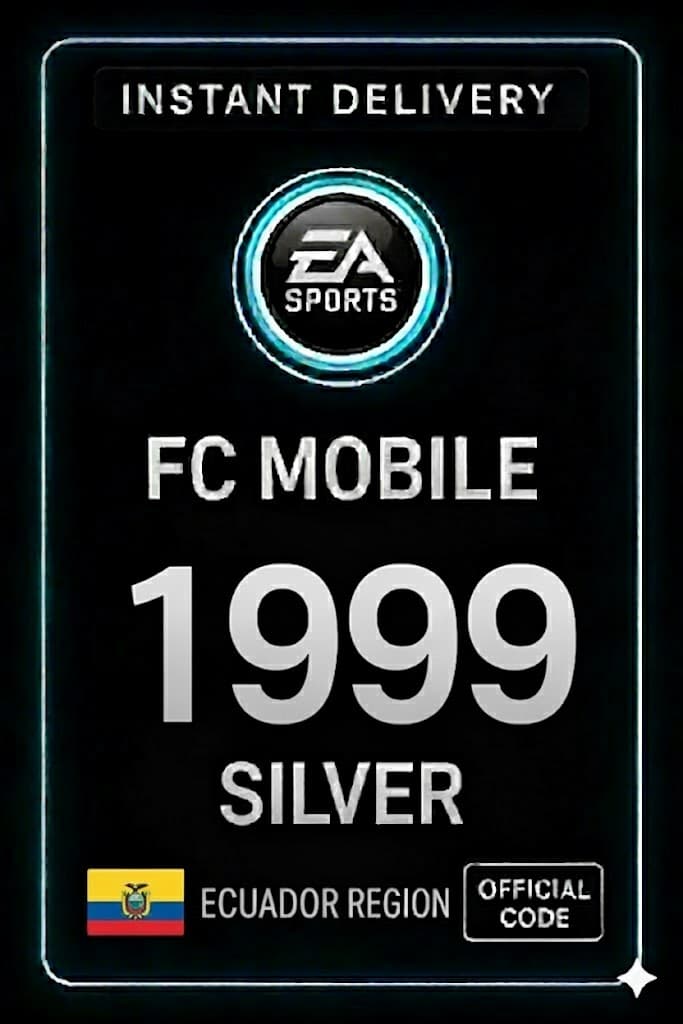 FC Mobile 1999 արծաթ Նվեր Քարտ - էկվադոր