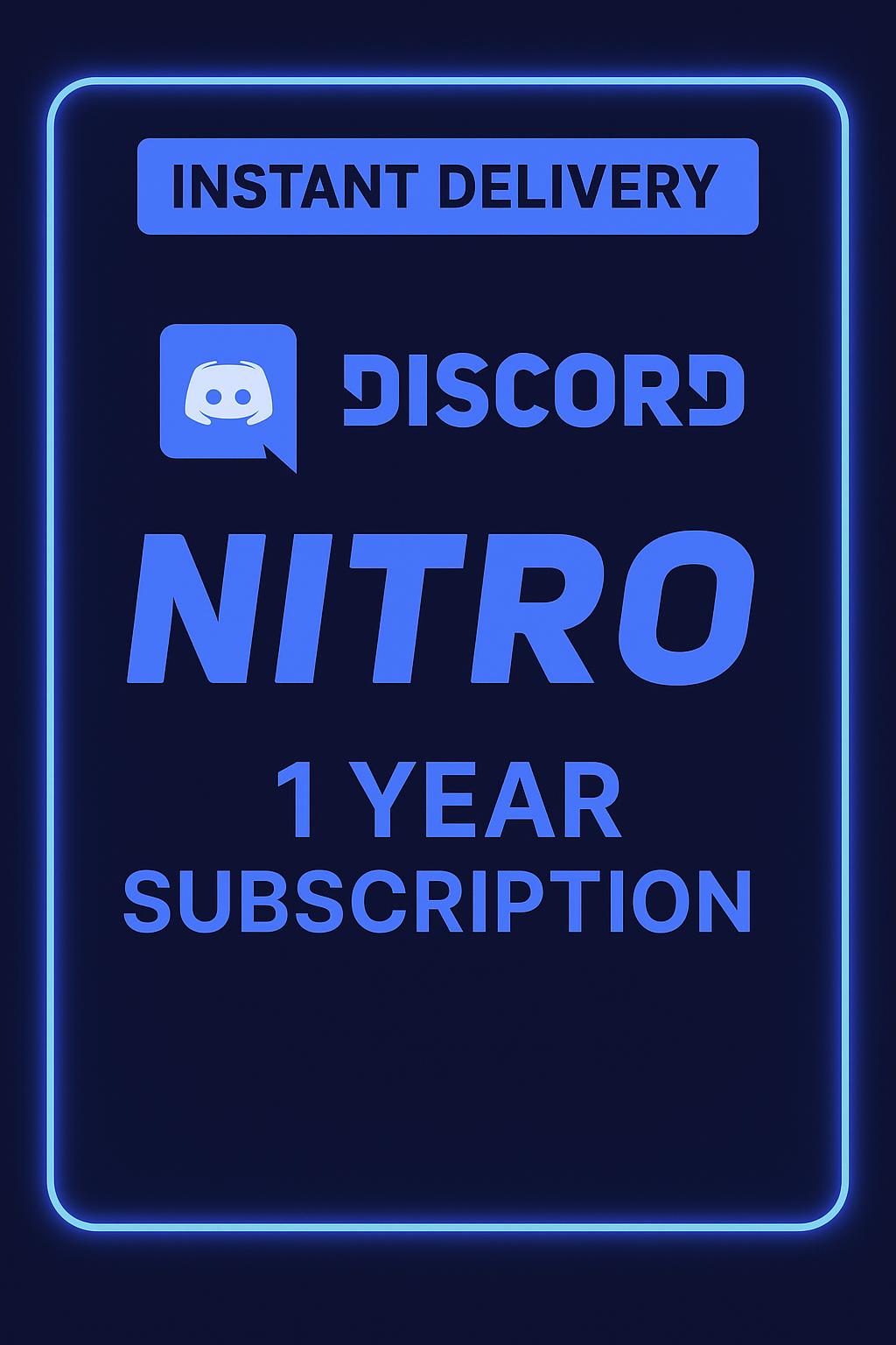 Discord Nitro - 1 Jahr Abonnement