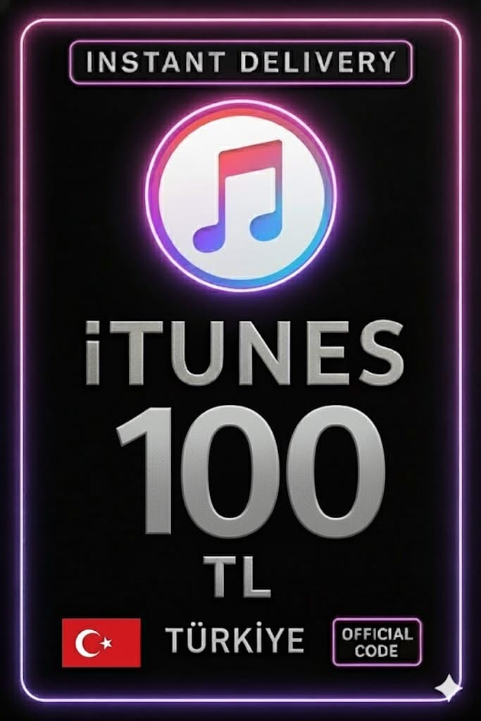 iTunes Hediye Kartı 100 TL Bakiye