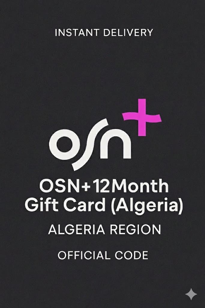 OSN+ 12 айлык белек картасы (Алжир)