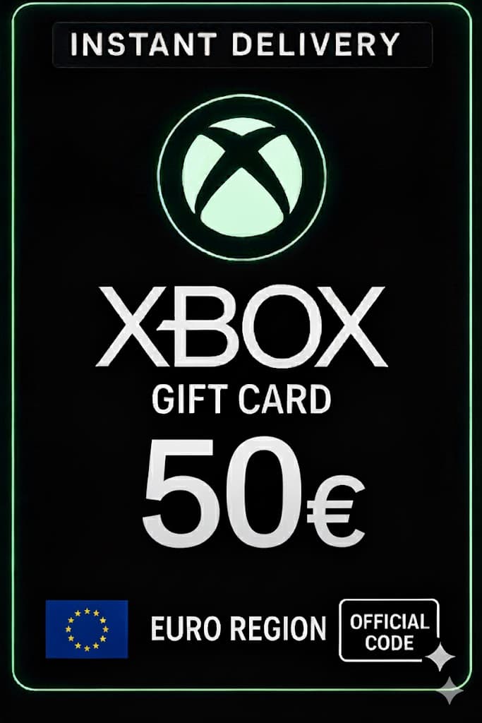 Tarjeta de regalo de Xbox Live 50 euros