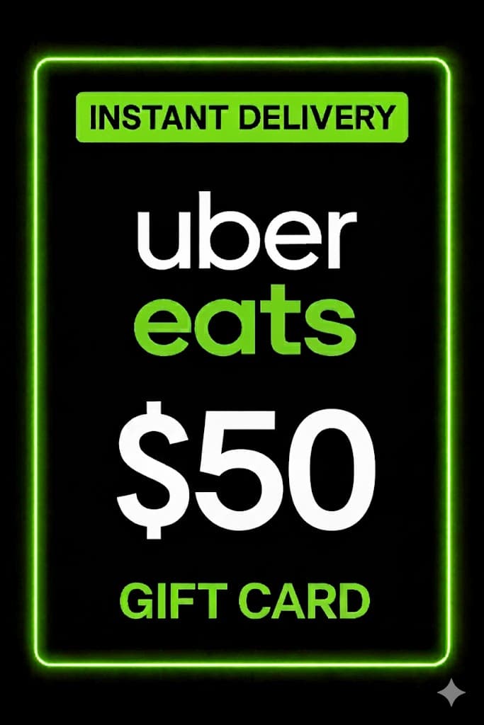 Κάρτα Δώρου Uber Eats - 50$