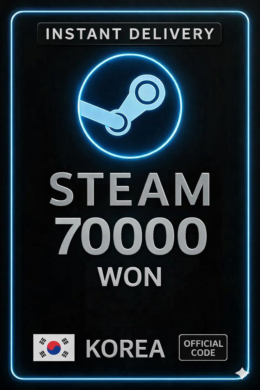 Steam Wallet Code Korea 70000 WON