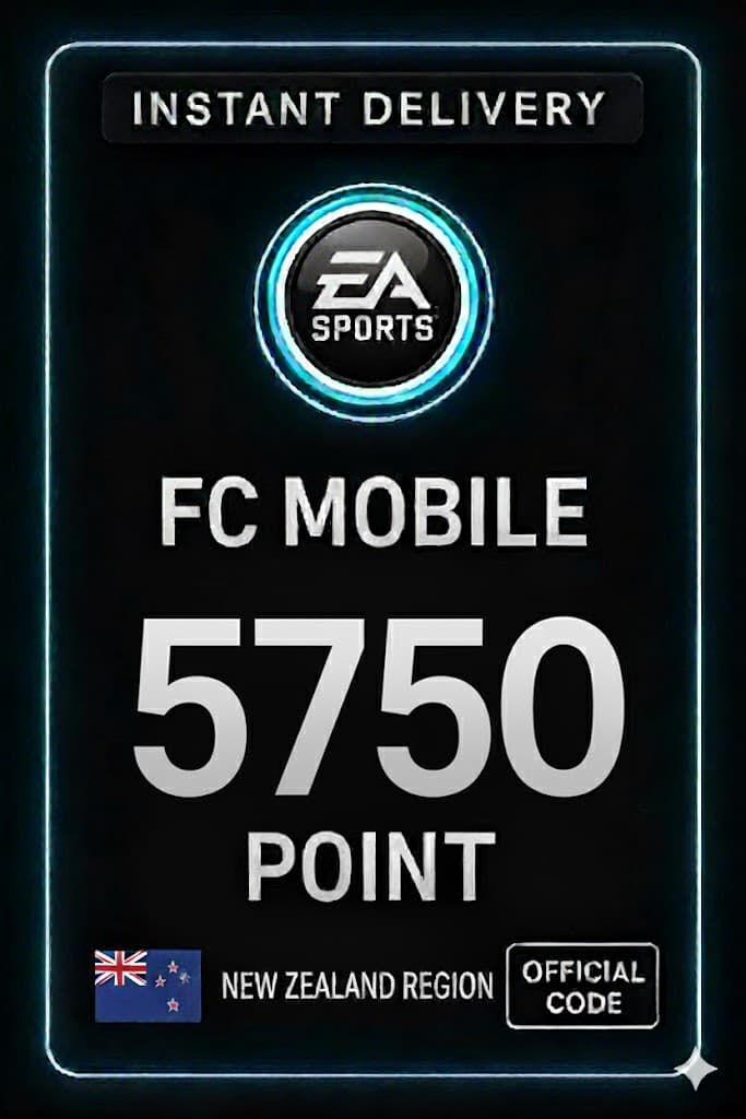 FC Mobile 5750 अंक गिफ्ट कार्ड - न्यूजीलैंड