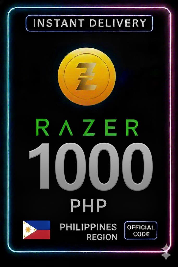 Razer Gold Филиппины PHP 1000
