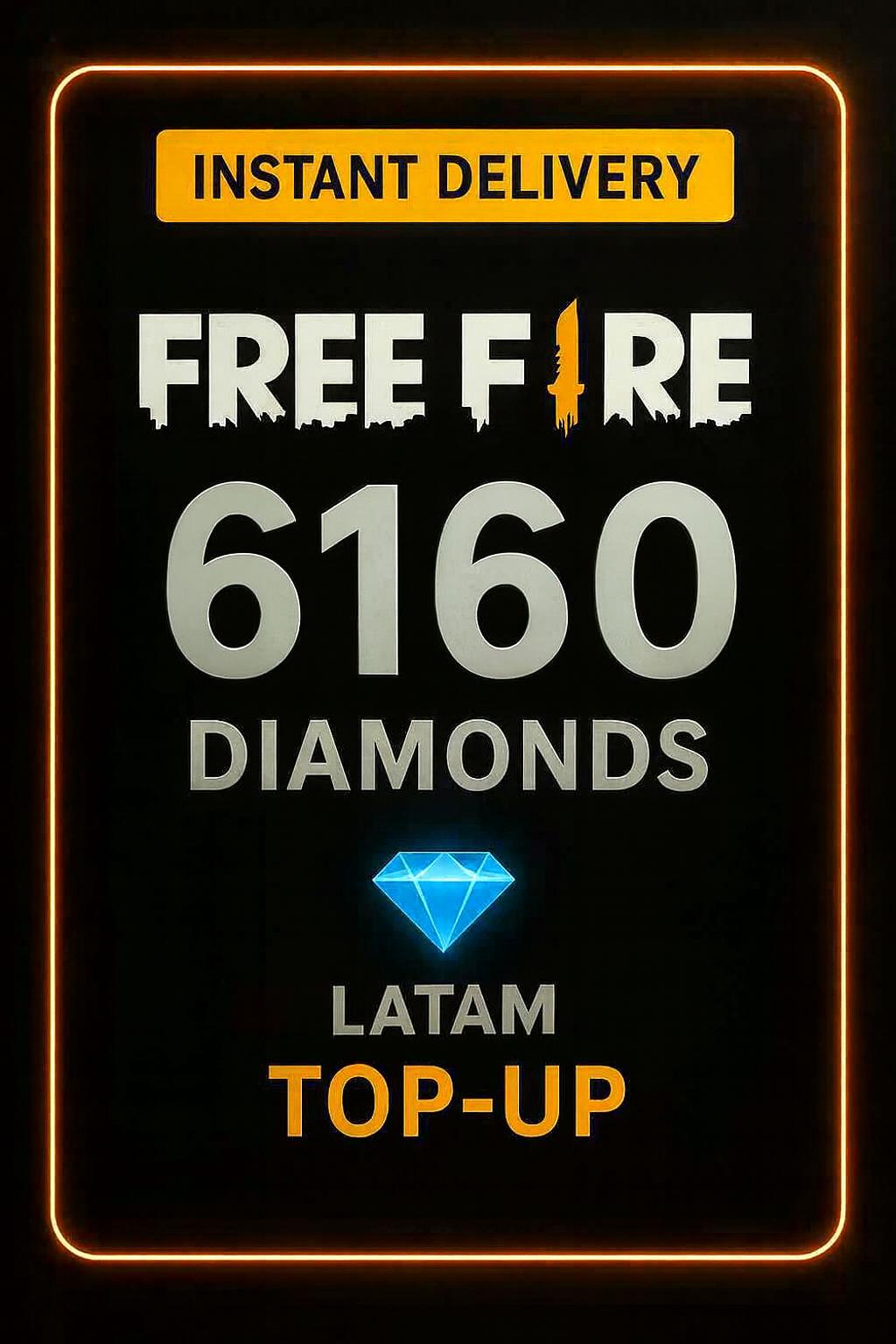 Recarga de 6160 diamantes de Free Fire (LATAM)