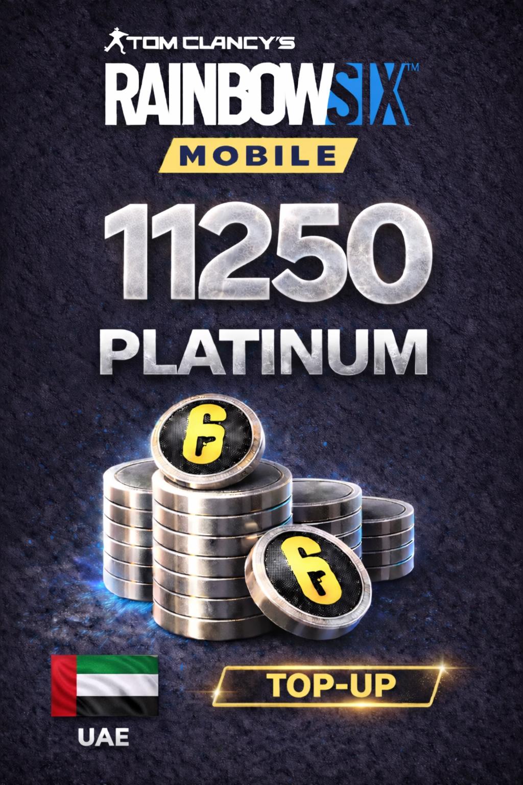 Rainbow Six Mobile - 11250 Platinum Top-Up (UAE)