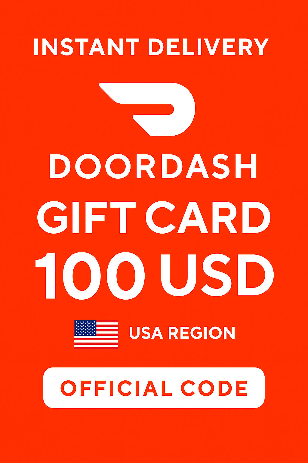 Karty podarunkowe DoorDash - 100$