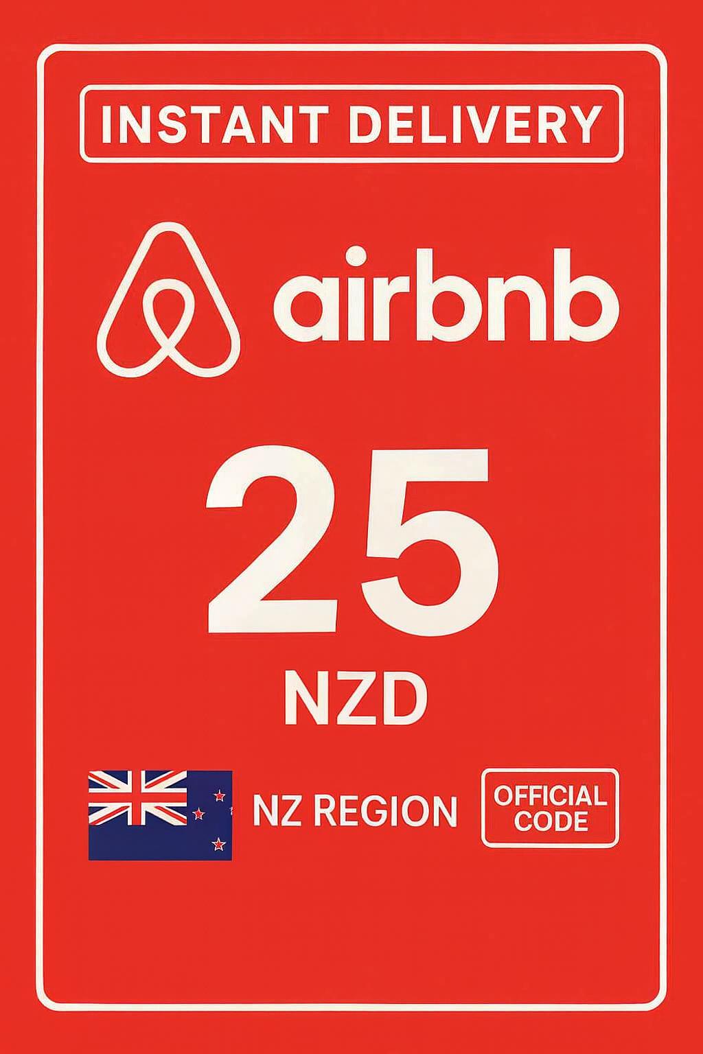 Airbnb Бэлгийн карт - 25 NZD (Шинэ Зеланд)
