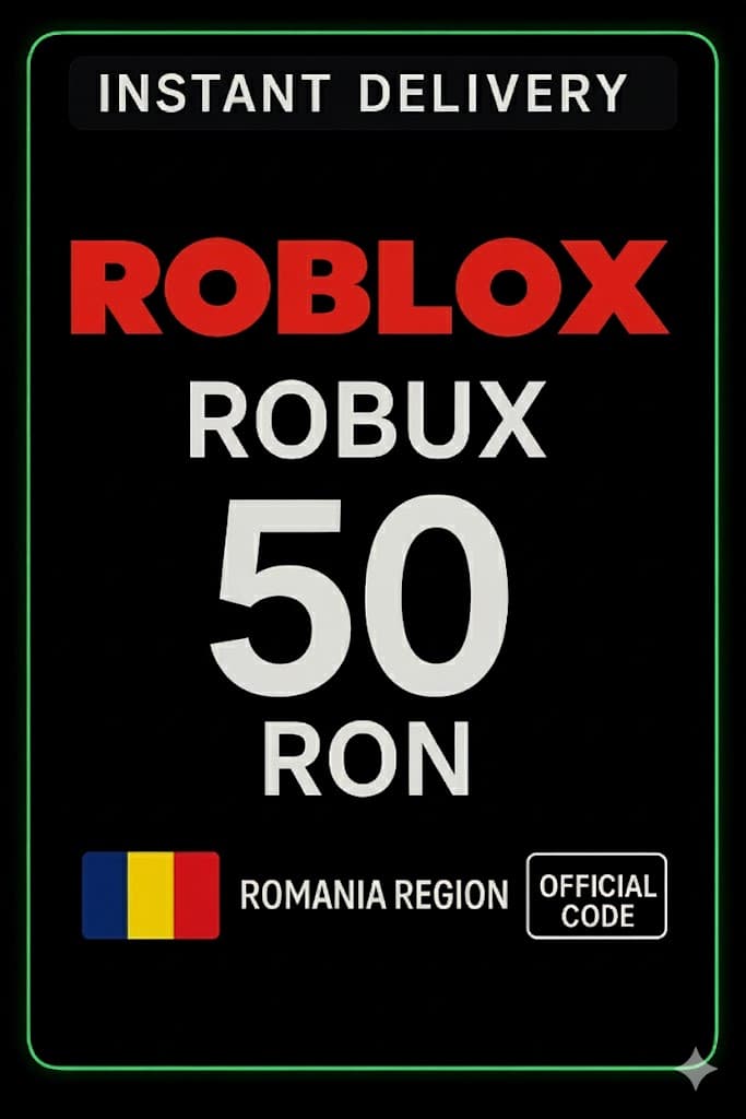 Κάρτα παιχνιδιού Roblox 50 RON (RO)