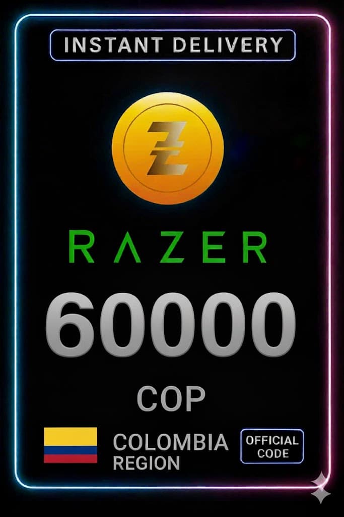 Razer Gold Κολομβία 60000COP