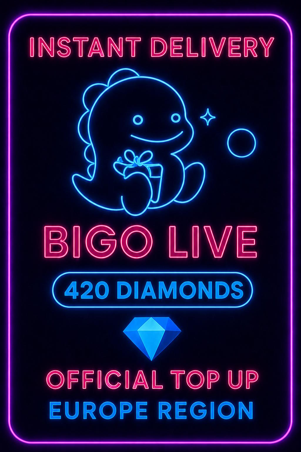 Bigo Live - 420 Diamonds (Top-Up) (EU)
