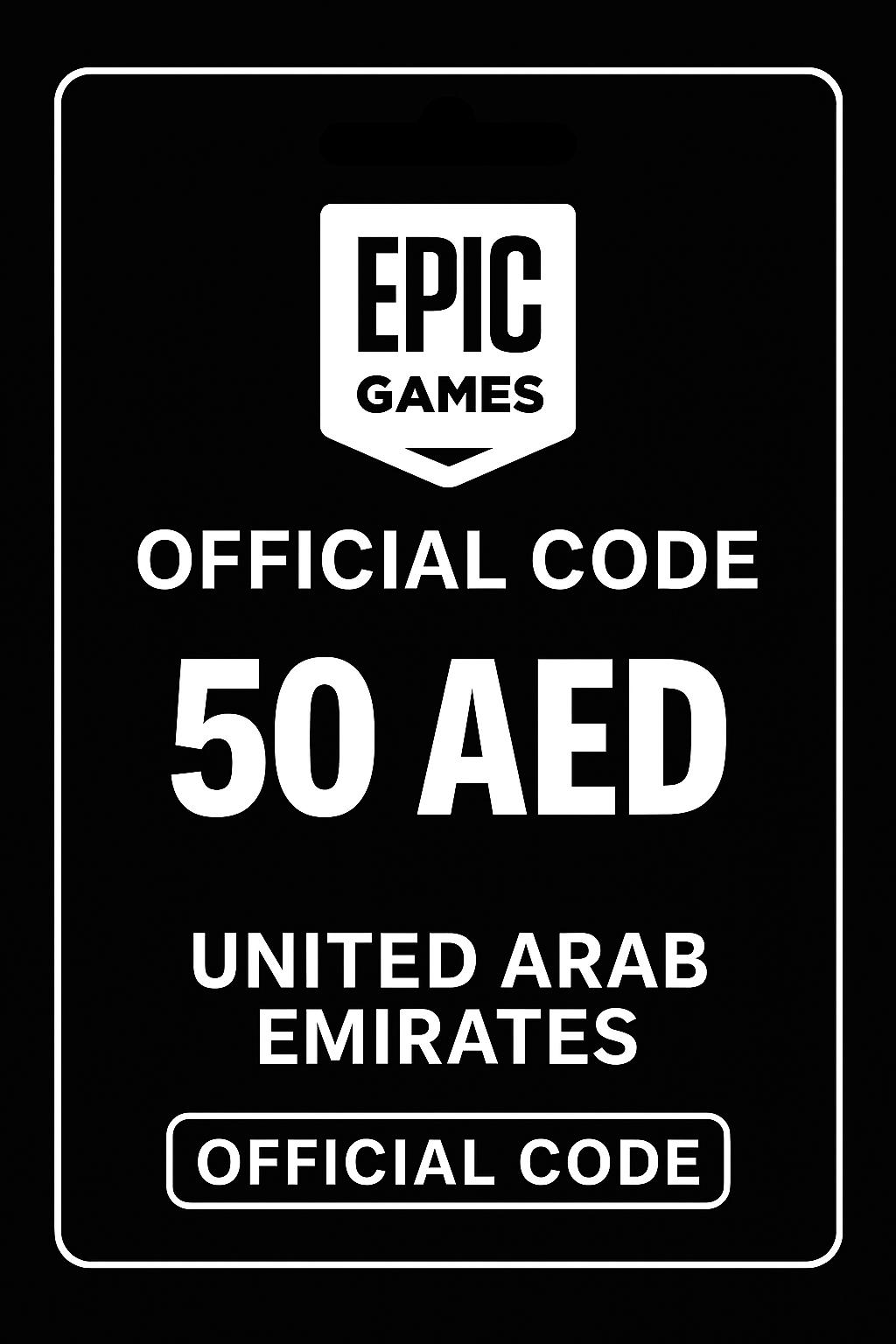 Epic Games Card - 50 AED (United Arab Emirates)