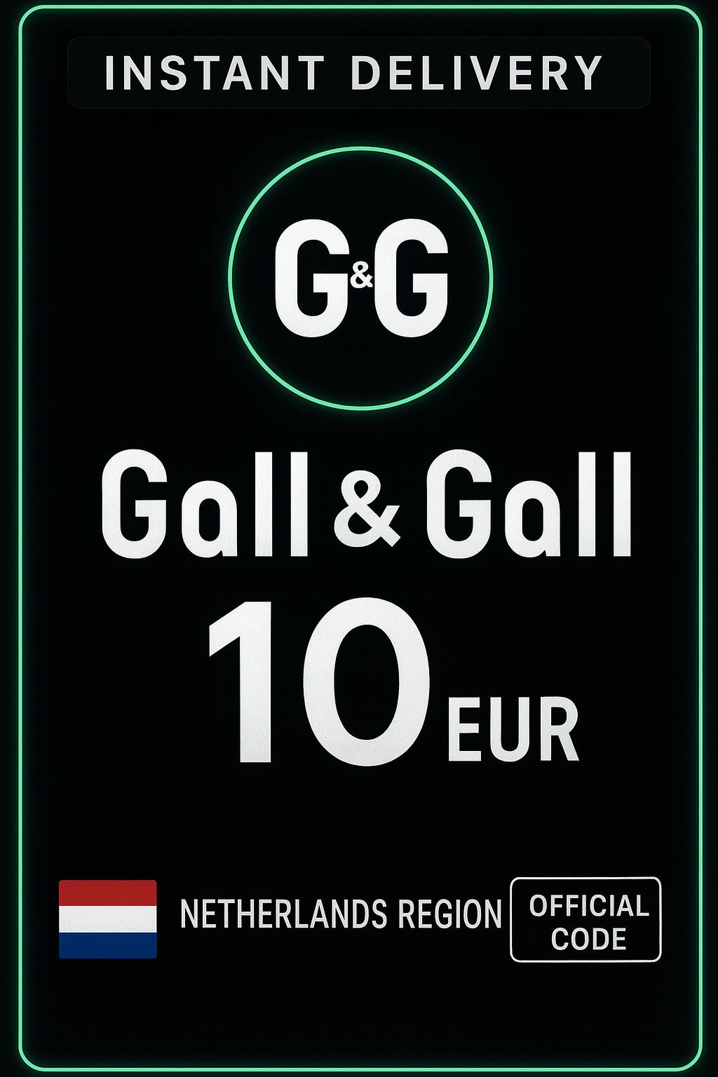 Gall&Gall Hediye Kartı 10 EUR (Hollanda)