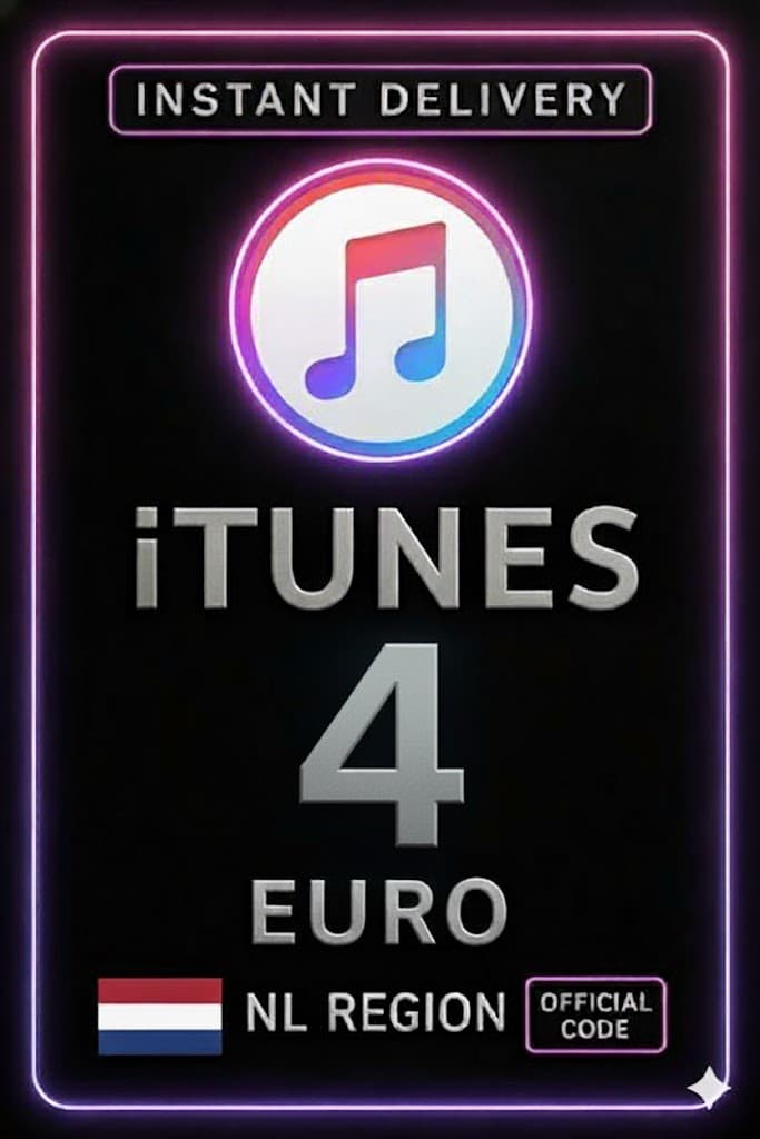 iTunes Gift Card 4 EUR NL