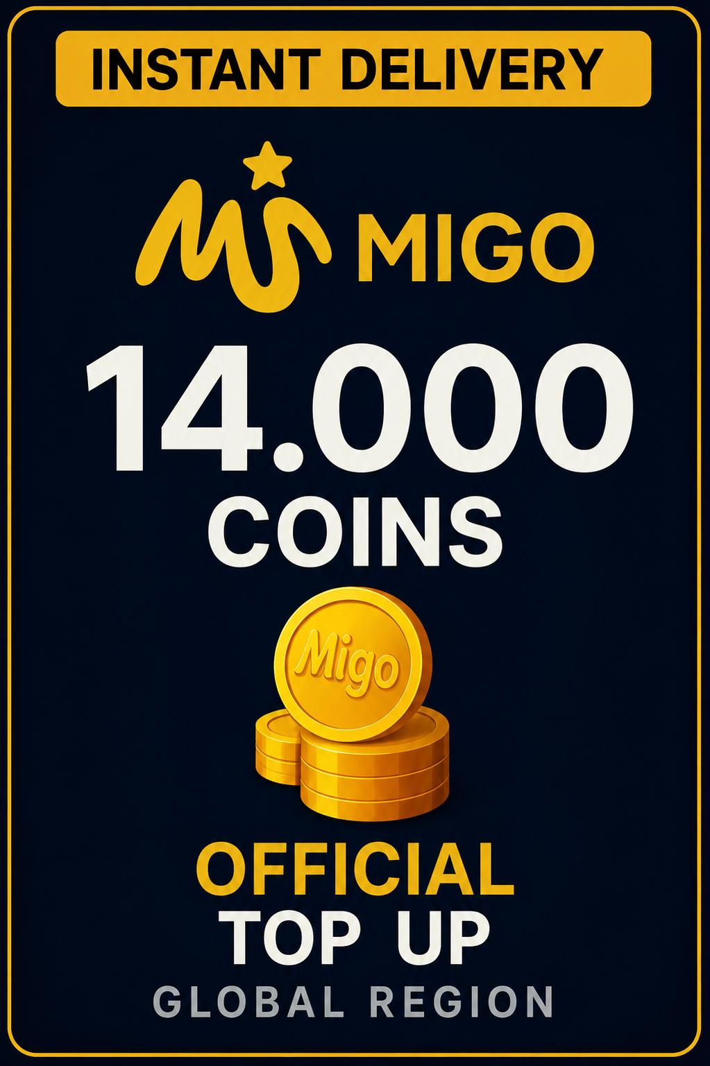 Migo Live 14.000 Coins (Top-Up)