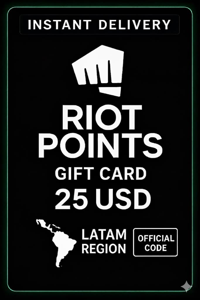 Riot Points Latam Amerika - 25 USD