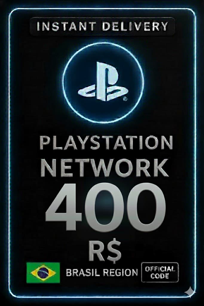 Playstation PSN Gjafakort BR - R$400