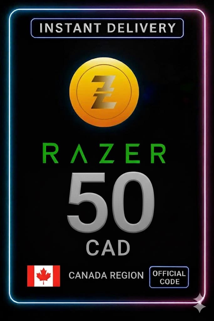 Razer Gold Canada 50CAD