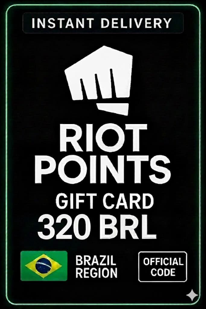 Riot Points 320 BRL - (Brazílie)