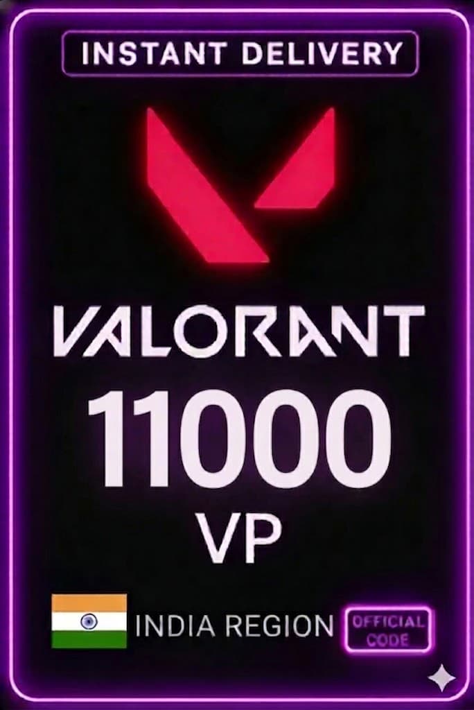 Valorant 11000 Points (India)