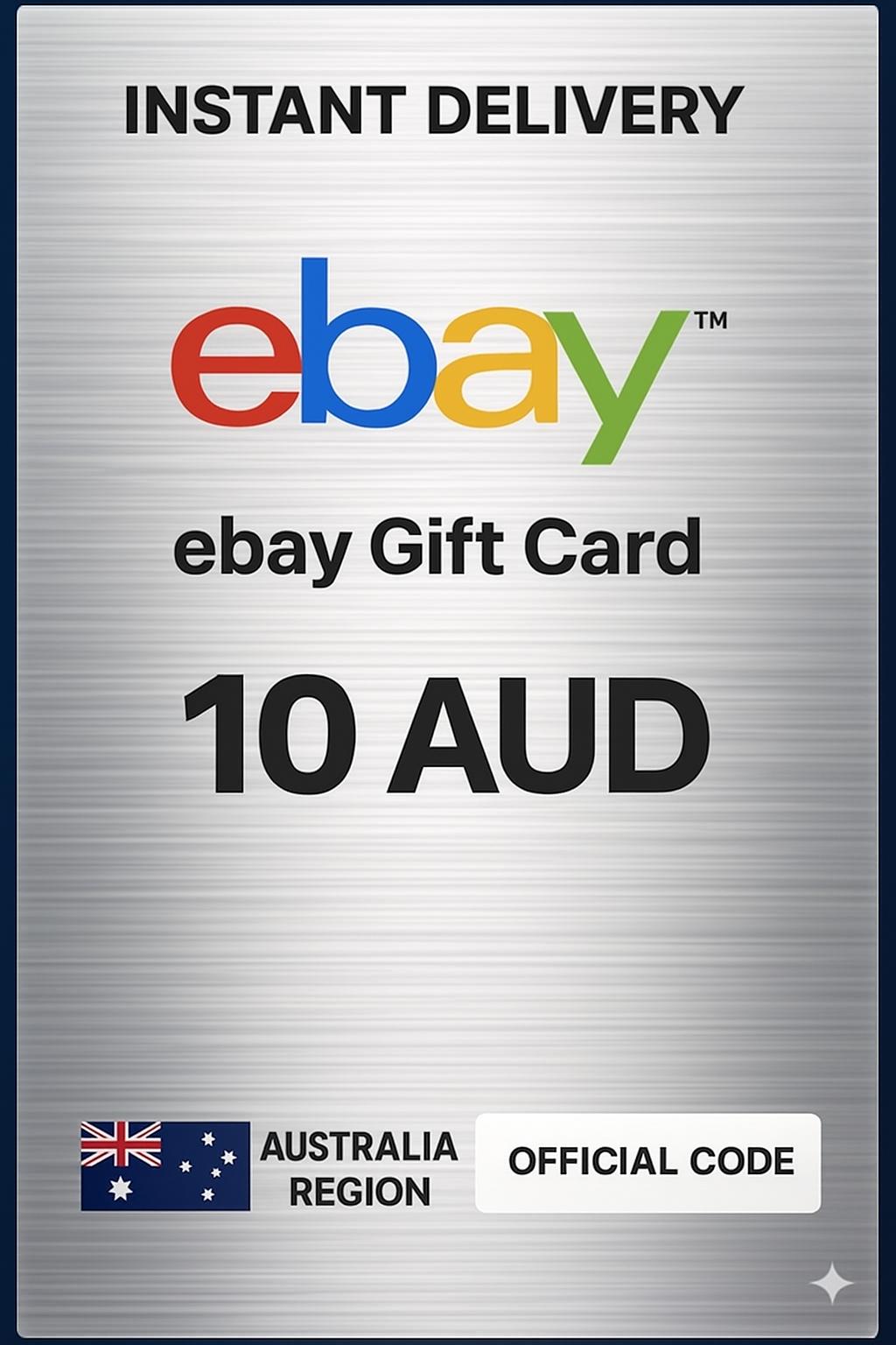 eBay כרטיס מתנה 10 AUD