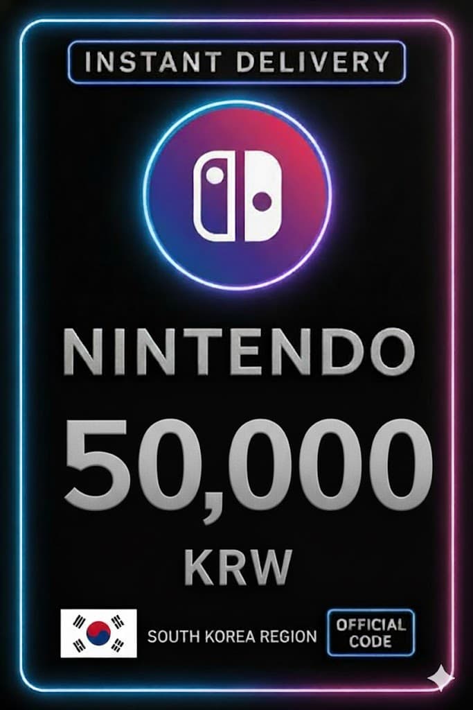 Nintendo eShop kort - 50.000 KRW (Suður-Kórea)