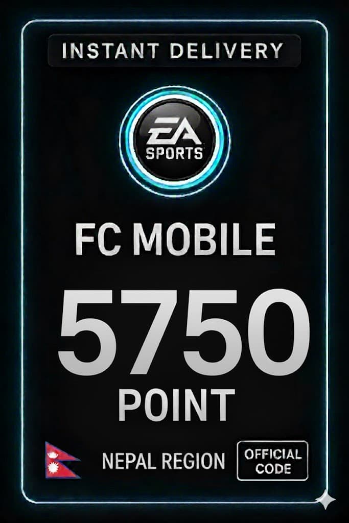 FC 모바일 5750 포인트 기프트 카드 - 네팔