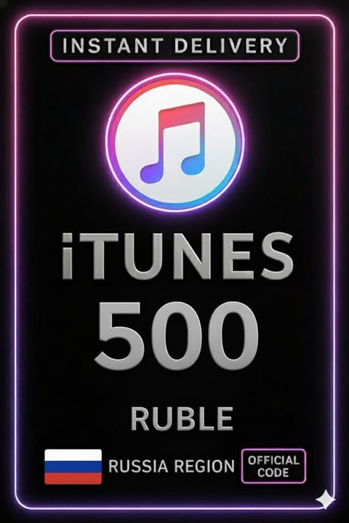 iTunes Gift Card 500 Rubles