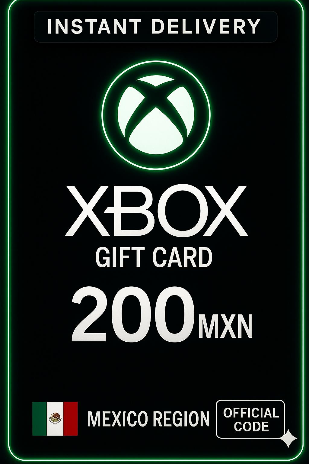 Tarjeta de Regalo Xbox Live 200 MXN Wallet