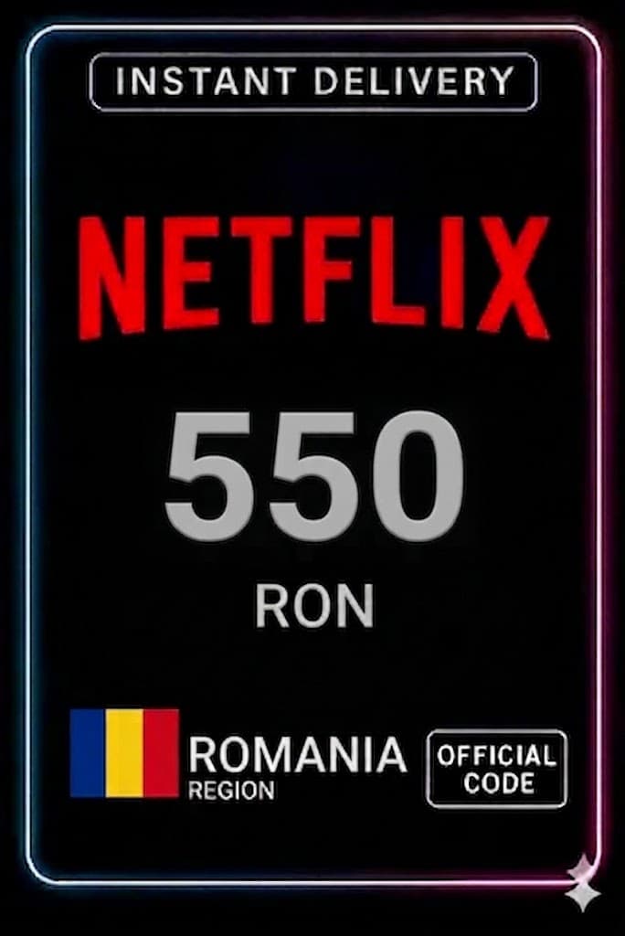 Netflix Gift Card - 550 RON (Romania)