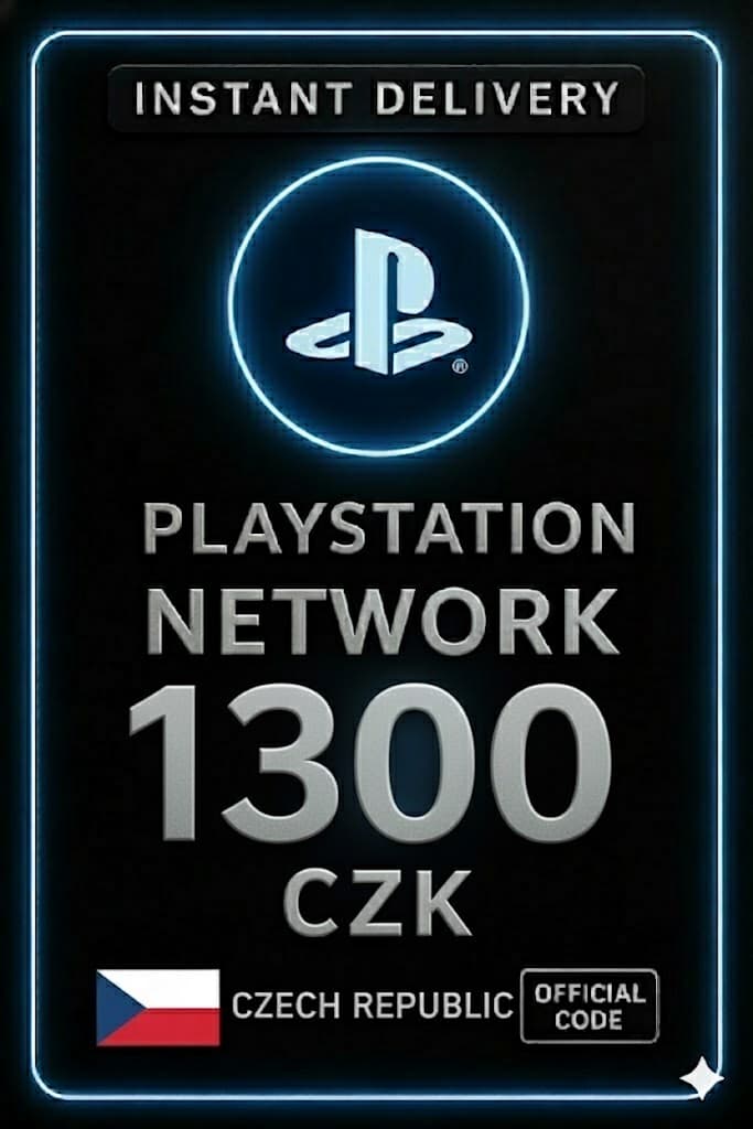 PSN Card Czech Republic - 1300 CZK (CZ)