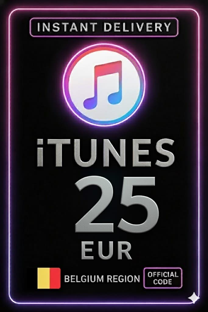 iTunes Gift Card 25 EUR BE