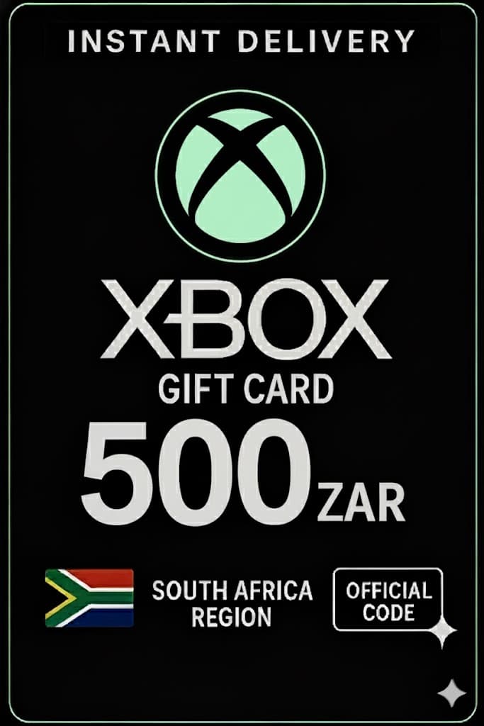 Xbox Live Hədiyyə Kartı 500 ZAR Cüzdan