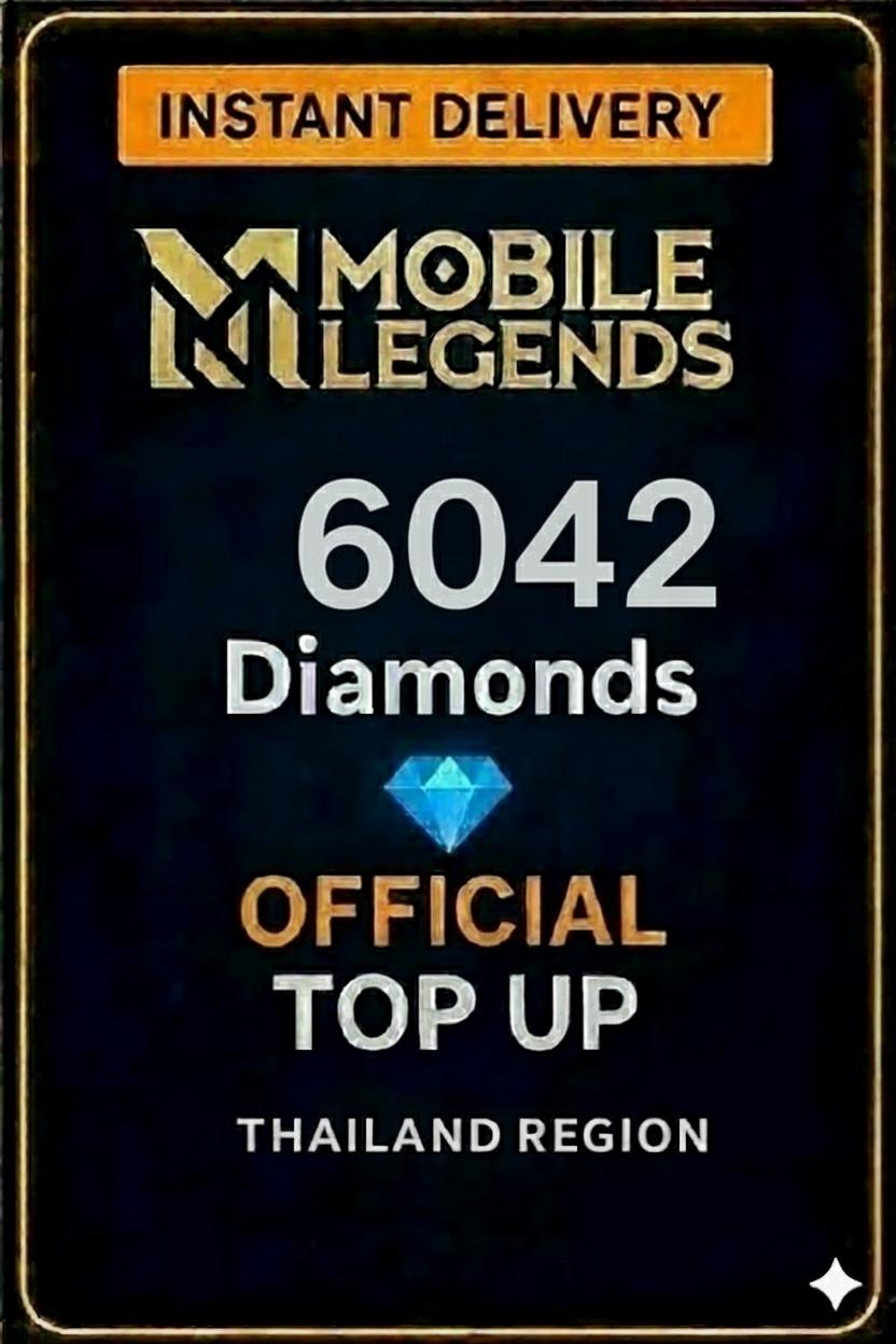 Mobile Legends - 6042 Διαμαντάκια Επαναφόρτισης (Ταϊλάνδη)