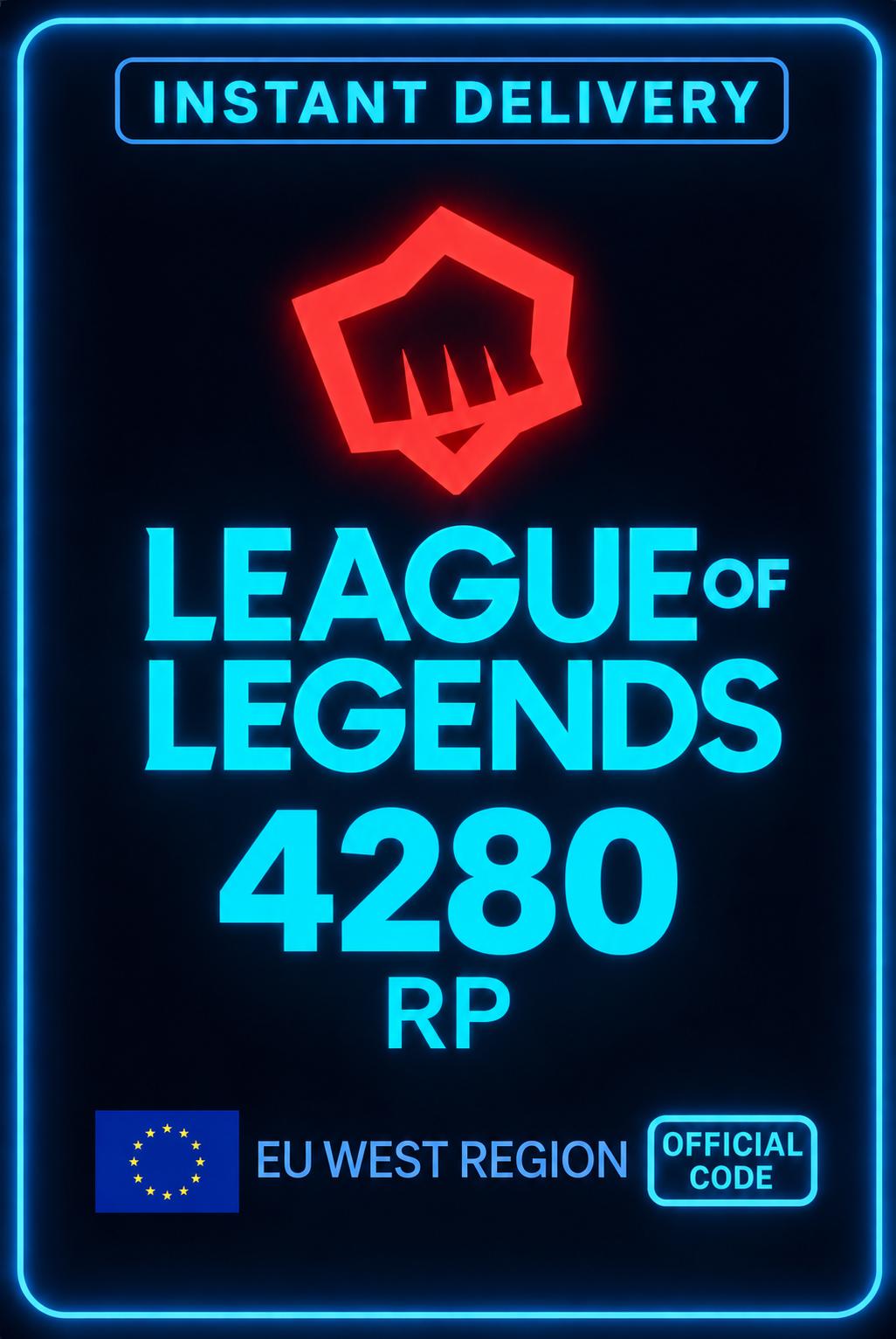 League of Legends - 4280 RP (EU West Server)