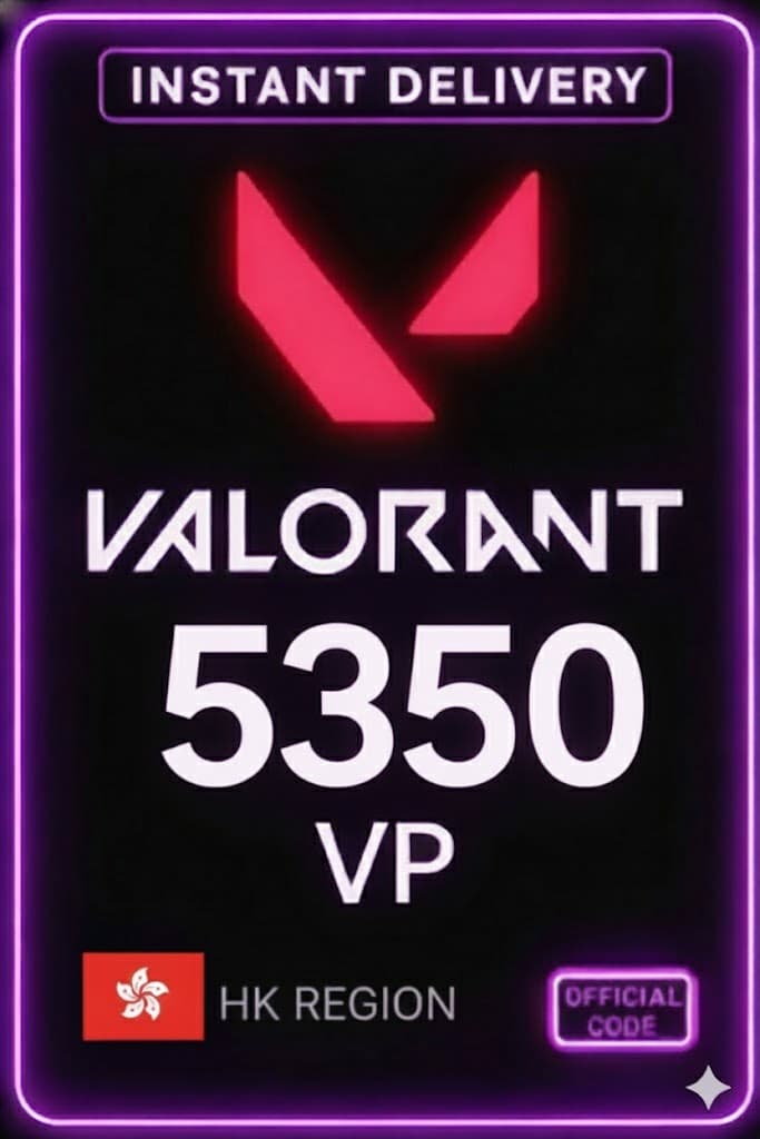 Valorant Points - 5350 VP (Hong Kong)