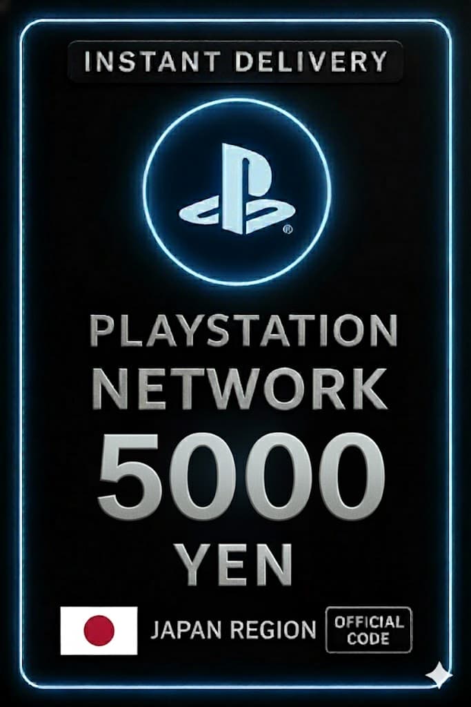 PSN Сыйлық картасы 5000 Йен JP