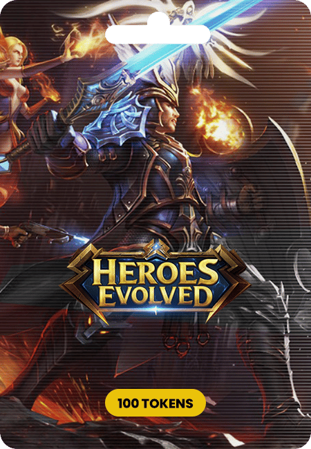 Heroes Evolved - 100 Token (Hleðsla)