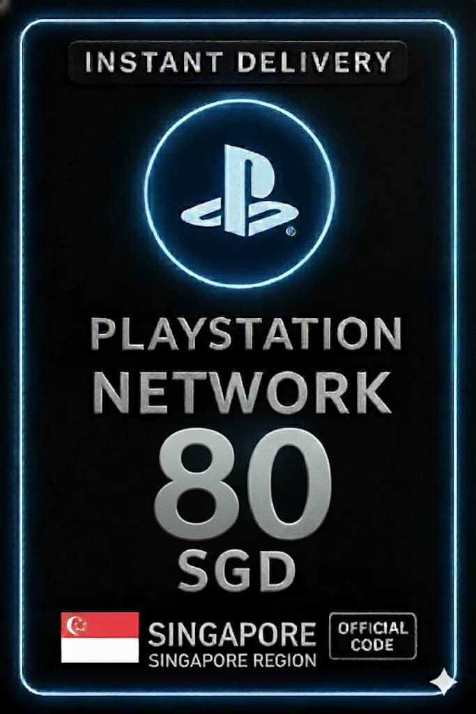 PSN kort 80 SGD SG
